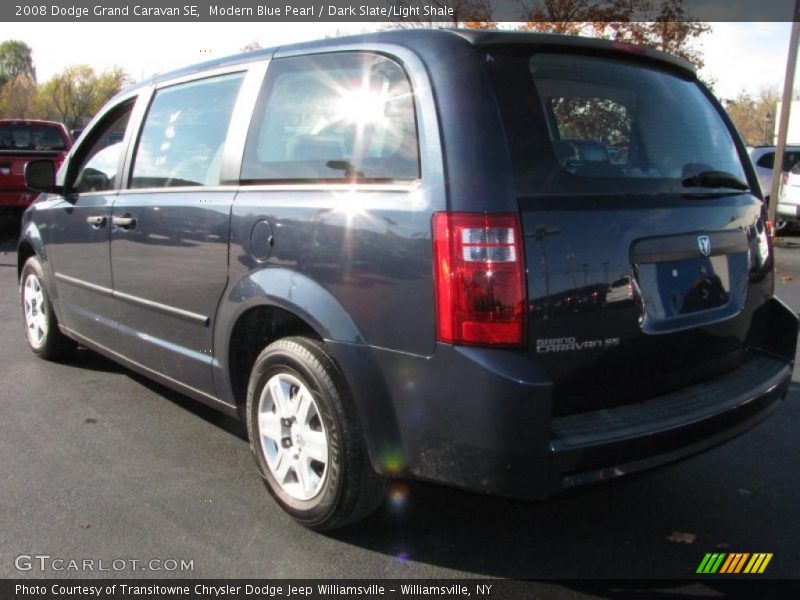 Modern Blue Pearl / Dark Slate/Light Shale 2008 Dodge Grand Caravan SE