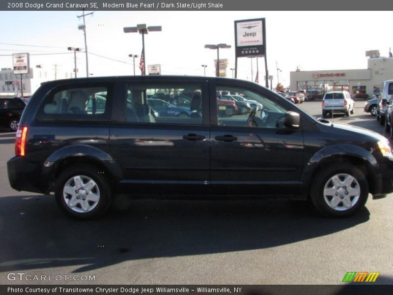 Modern Blue Pearl / Dark Slate/Light Shale 2008 Dodge Grand Caravan SE