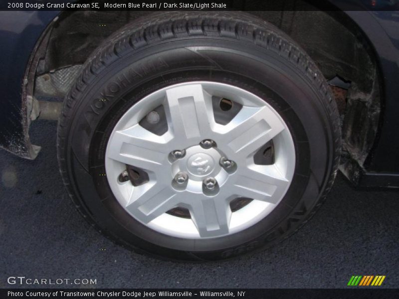 Modern Blue Pearl / Dark Slate/Light Shale 2008 Dodge Grand Caravan SE