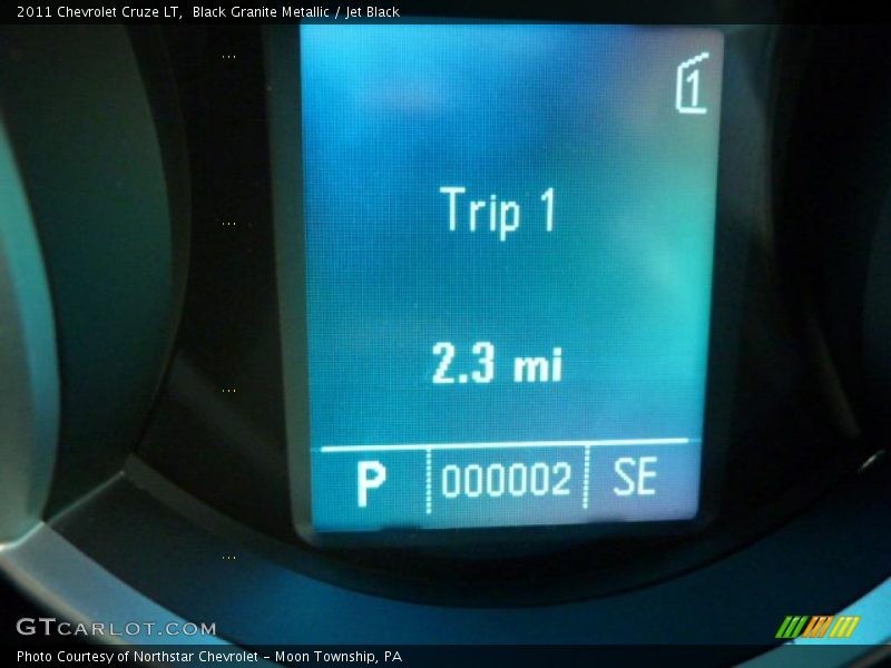 Black Granite Metallic / Jet Black 2011 Chevrolet Cruze LT
