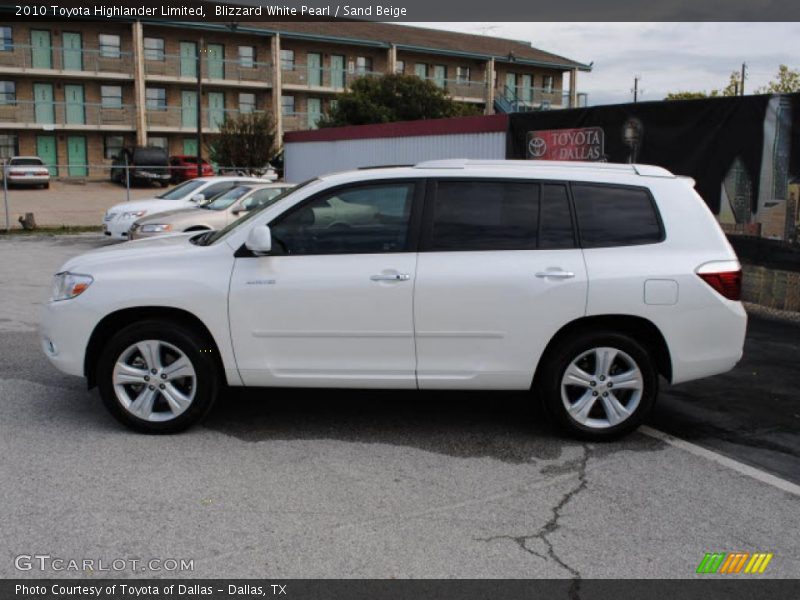  2010 Highlander Limited Blizzard White Pearl