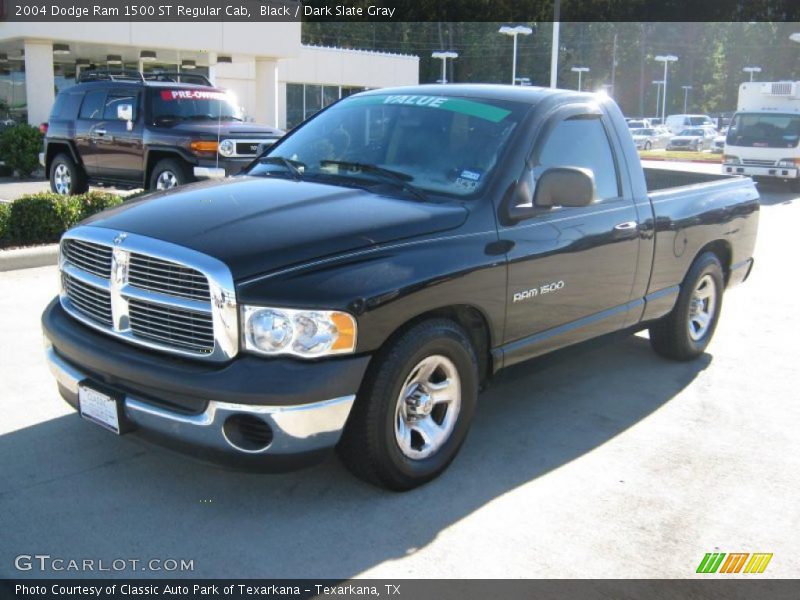Black / Dark Slate Gray 2004 Dodge Ram 1500 ST Regular Cab