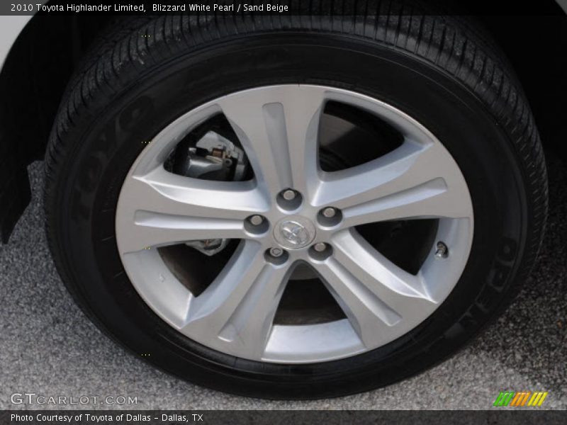  2010 Highlander Limited Wheel