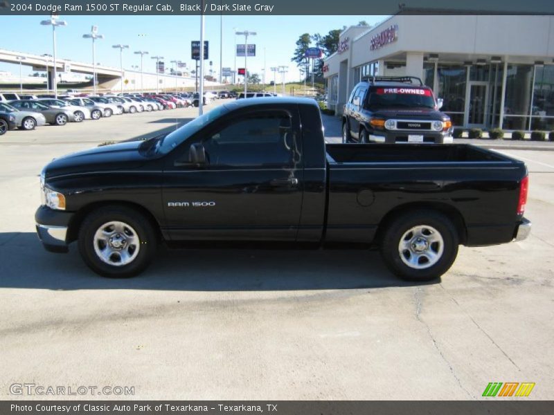Black / Dark Slate Gray 2004 Dodge Ram 1500 ST Regular Cab