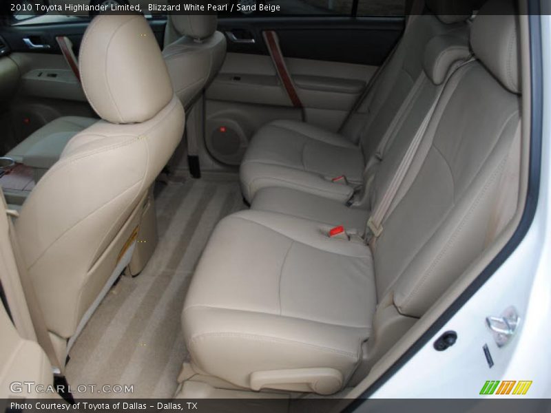  2010 Highlander Limited Sand Beige Interior