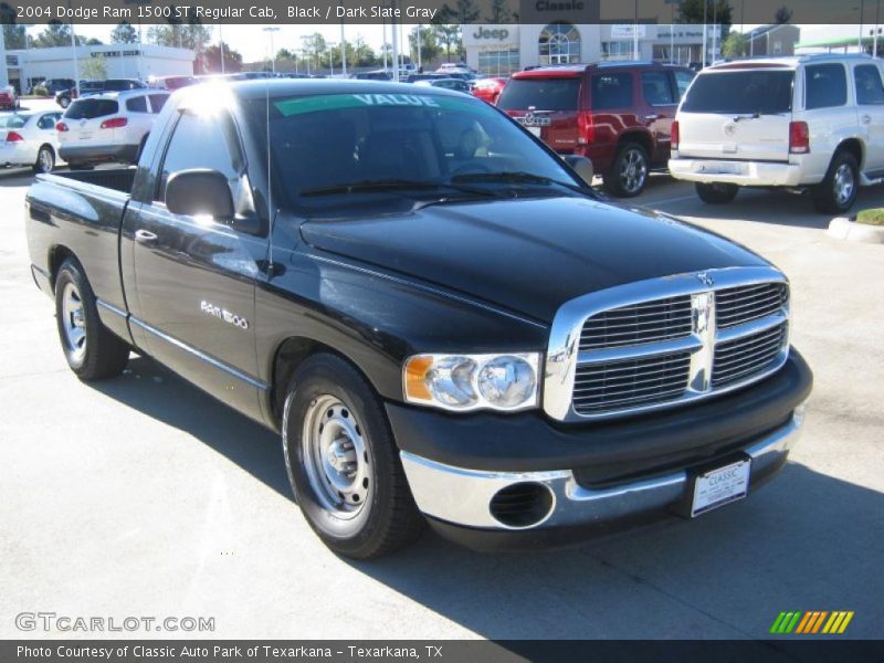 Black / Dark Slate Gray 2004 Dodge Ram 1500 ST Regular Cab