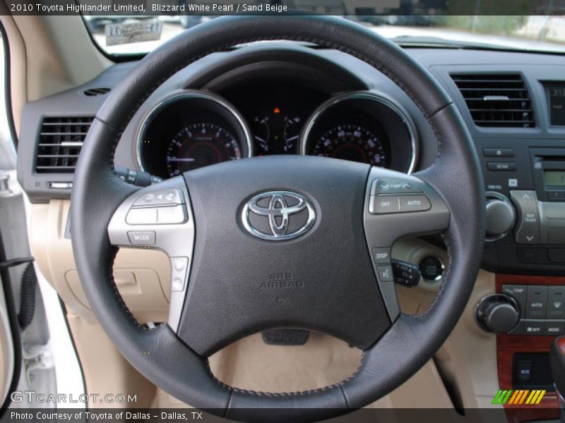  2010 Highlander Limited Steering Wheel