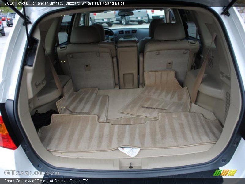  2010 Highlander Limited Trunk