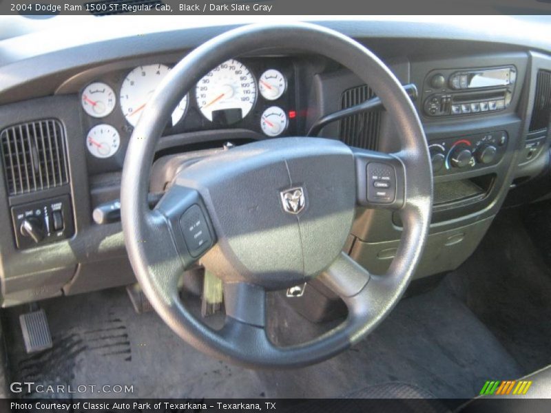 Black / Dark Slate Gray 2004 Dodge Ram 1500 ST Regular Cab