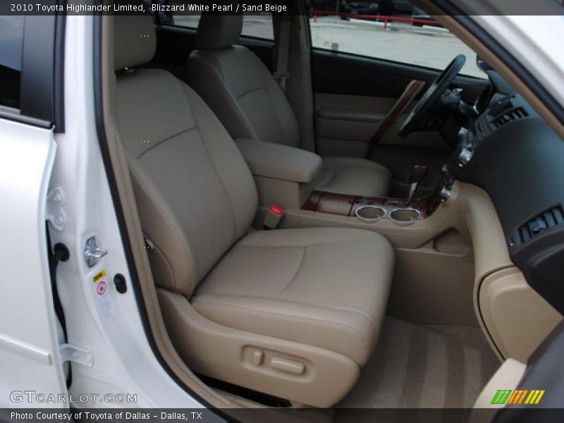  2010 Highlander Limited Sand Beige Interior