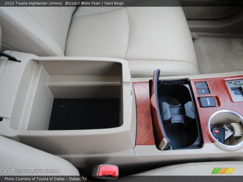 Blizzard White Pearl / Sand Beige 2010 Toyota Highlander Limited