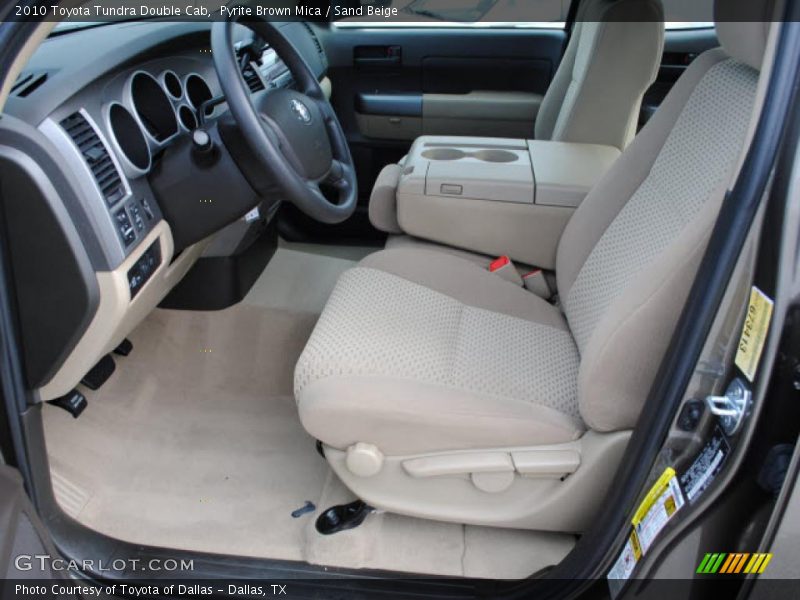 Pyrite Brown Mica / Sand Beige 2010 Toyota Tundra Double Cab