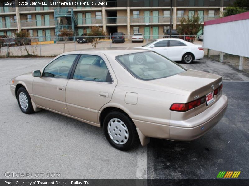 Cashmere Beige Metallic / Beige 1997 Toyota Camry LE