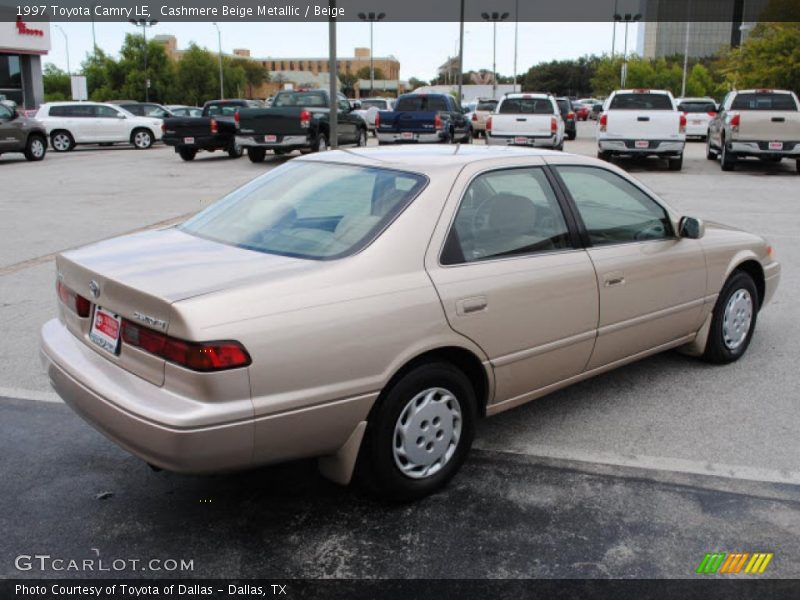 Cashmere Beige Metallic / Beige 1997 Toyota Camry LE