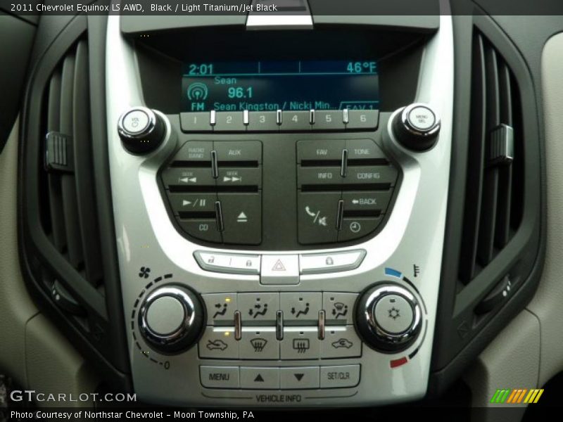 Controls of 2011 Equinox LS AWD
