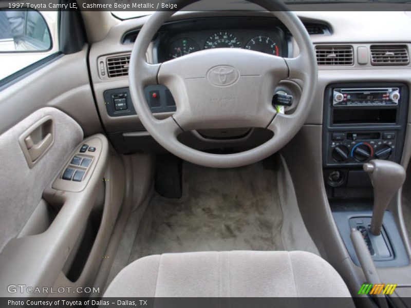 Dashboard of 1997 Camry LE