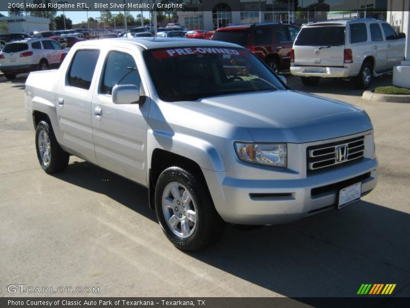 Billet Silver Metallic / Graphite 2006 Honda Ridgeline RTL