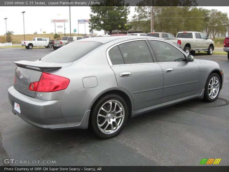 Liquid Platinum Metallic / Stone 2006 Infiniti G 35 Sedan
