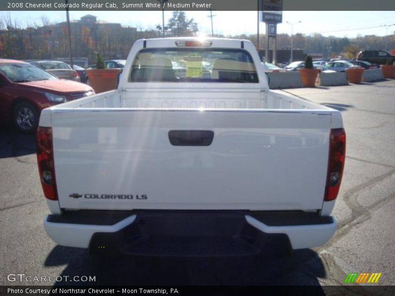 Summit White / Medium Pewter 2008 Chevrolet Colorado Regular Cab