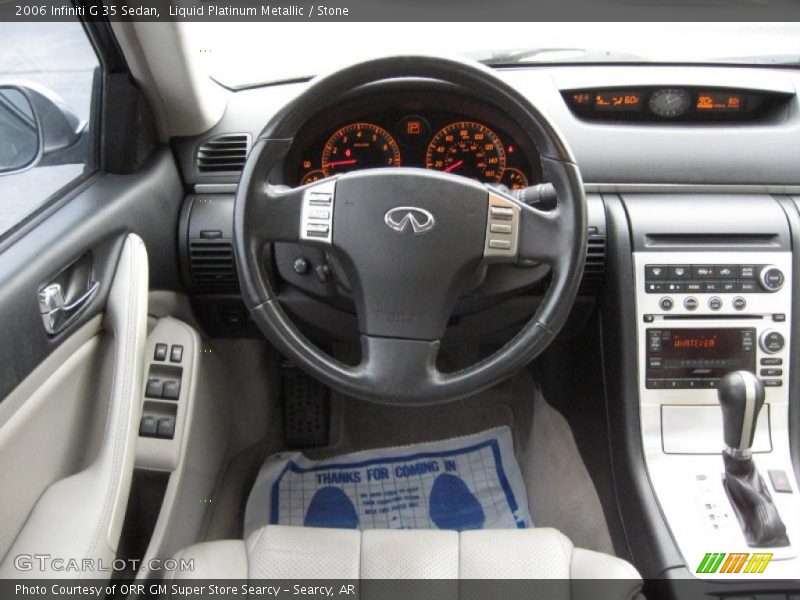 Liquid Platinum Metallic / Stone 2006 Infiniti G 35 Sedan