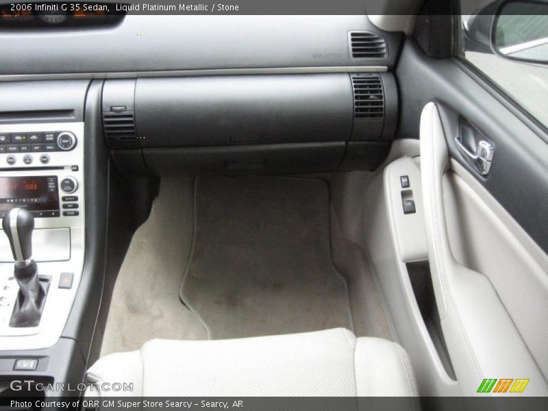Liquid Platinum Metallic / Stone 2006 Infiniti G 35 Sedan