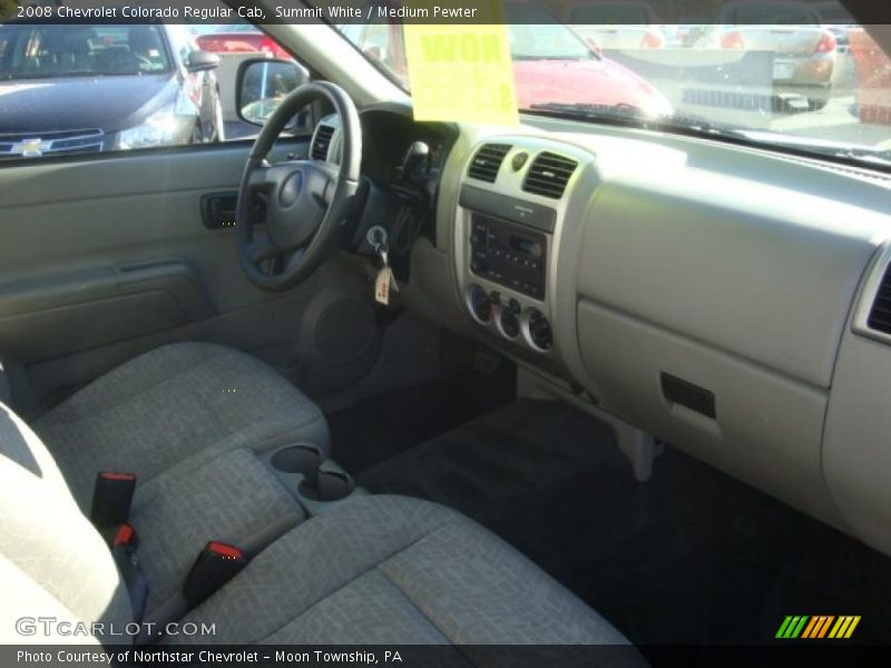 Dashboard of 2008 Colorado Regular Cab