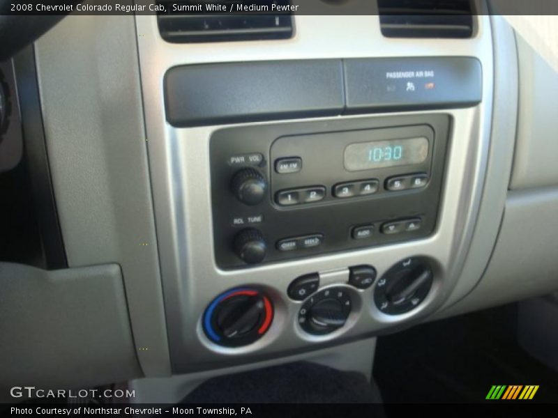 Controls of 2008 Colorado Regular Cab