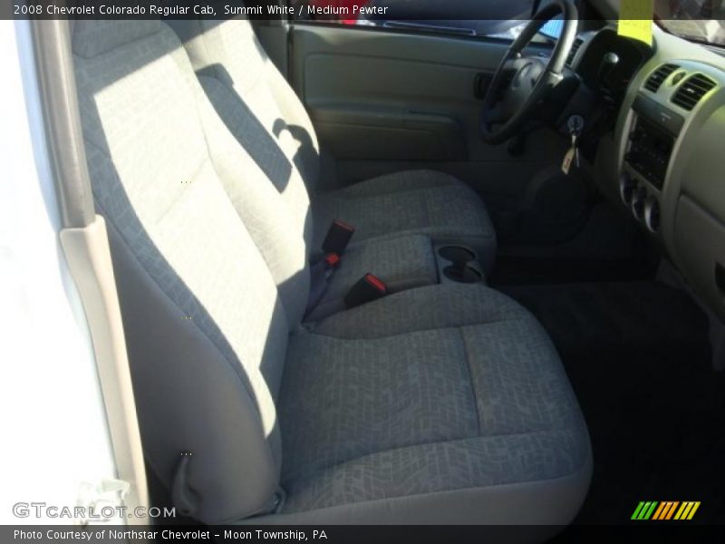 Summit White / Medium Pewter 2008 Chevrolet Colorado Regular Cab