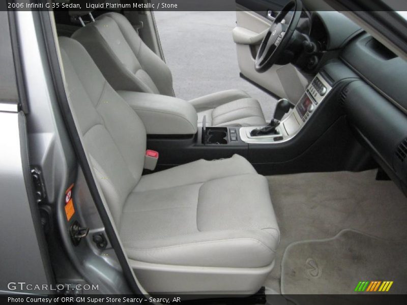 Liquid Platinum Metallic / Stone 2006 Infiniti G 35 Sedan