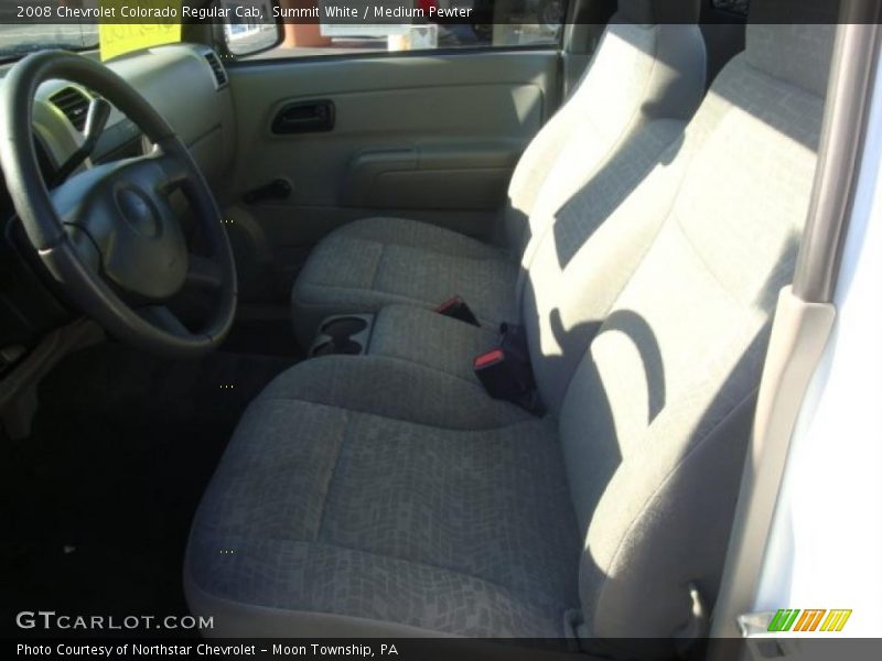 Summit White / Medium Pewter 2008 Chevrolet Colorado Regular Cab