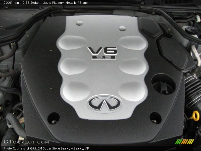 Liquid Platinum Metallic / Stone 2006 Infiniti G 35 Sedan