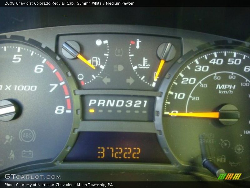 Summit White / Medium Pewter 2008 Chevrolet Colorado Regular Cab