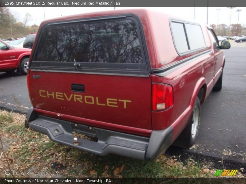 Medium Red Metallic / Tan 1995 Chevrolet S10 LS Regular Cab