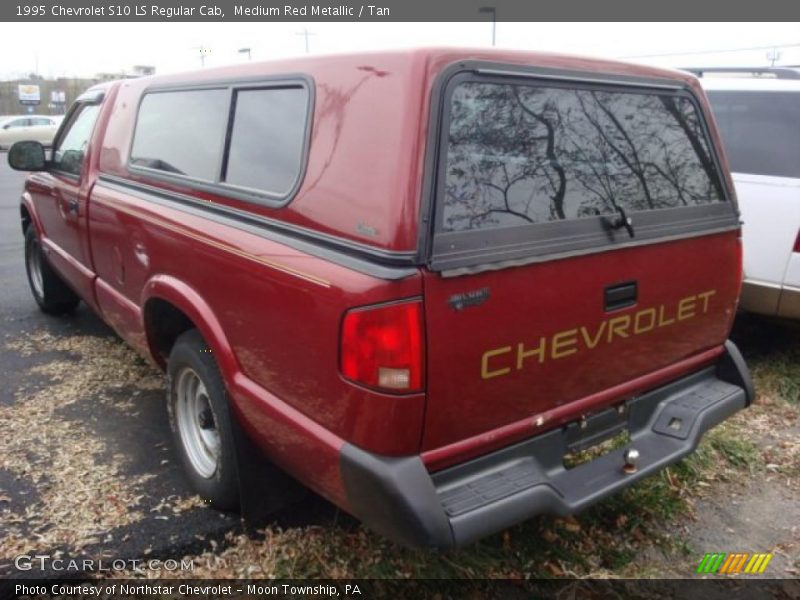 Medium Red Metallic / Tan 1995 Chevrolet S10 LS Regular Cab