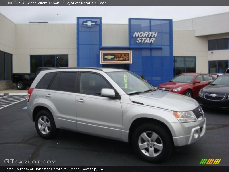 Silky Silver Metallic / Black 2006 Suzuki Grand Vitara XSport
