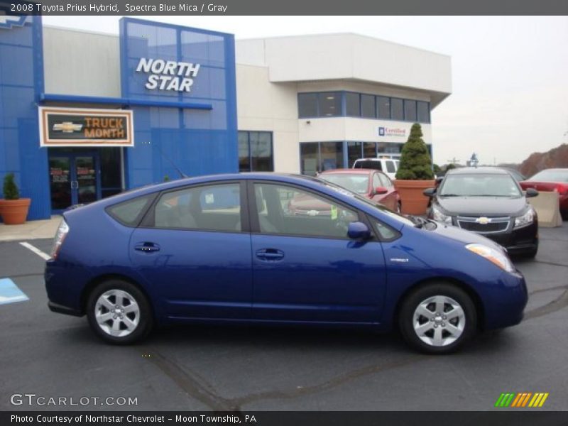 Spectra Blue Mica / Gray 2008 Toyota Prius Hybrid