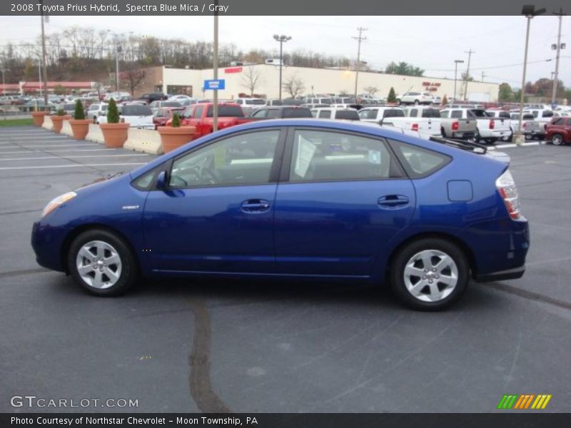 Spectra Blue Mica / Gray 2008 Toyota Prius Hybrid