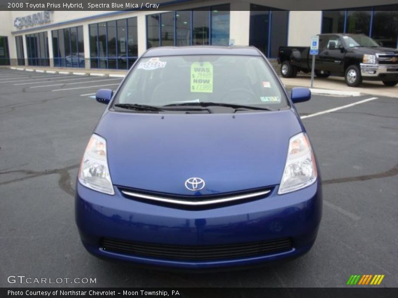 Spectra Blue Mica / Gray 2008 Toyota Prius Hybrid