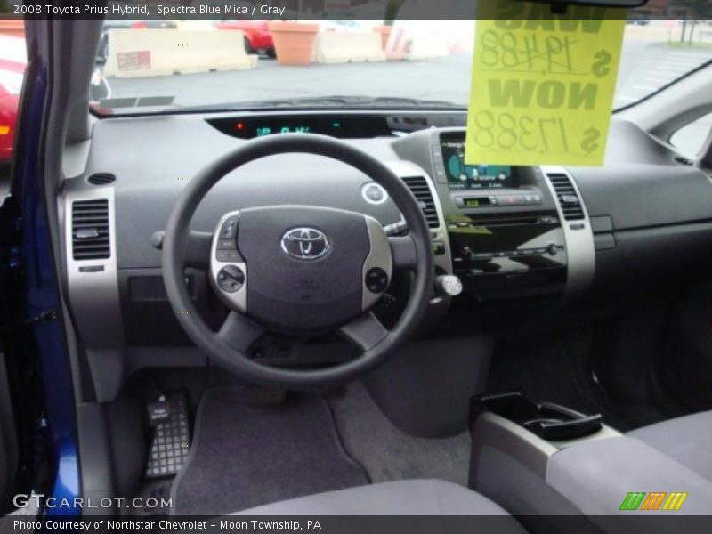 Spectra Blue Mica / Gray 2008 Toyota Prius Hybrid