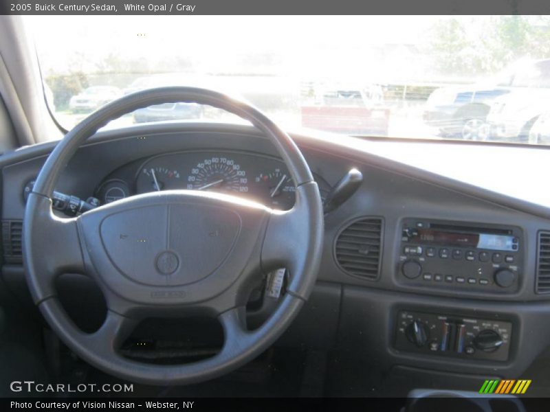 White Opal / Gray 2005 Buick Century Sedan