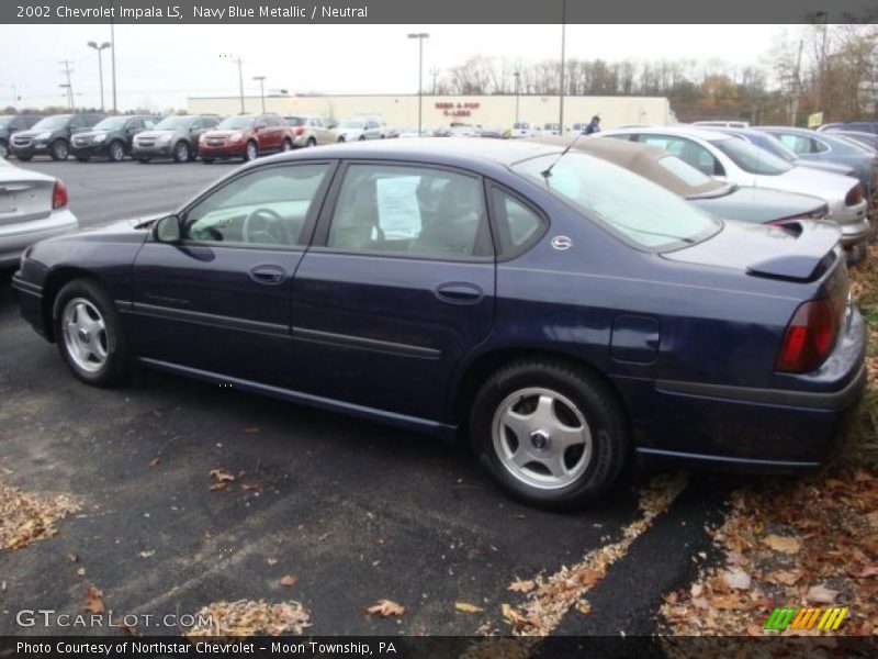 Navy Blue Metallic / Neutral 2002 Chevrolet Impala LS
