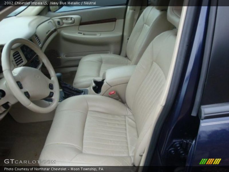 Navy Blue Metallic / Neutral 2002 Chevrolet Impala LS