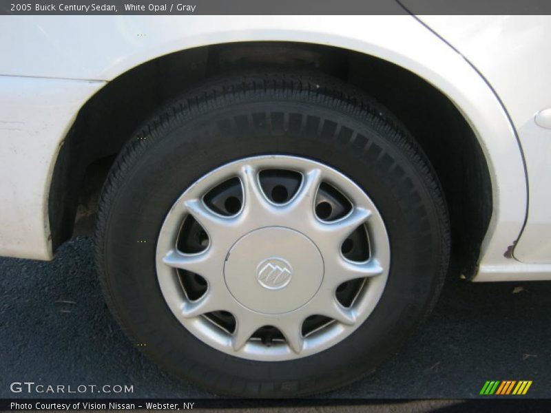 White Opal / Gray 2005 Buick Century Sedan