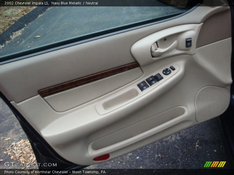 Navy Blue Metallic / Neutral 2002 Chevrolet Impala LS