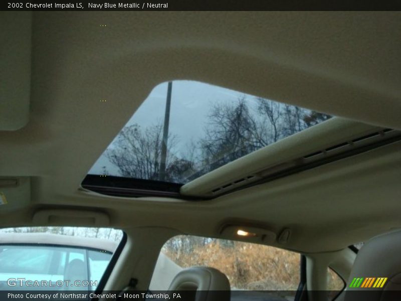 Navy Blue Metallic / Neutral 2002 Chevrolet Impala LS