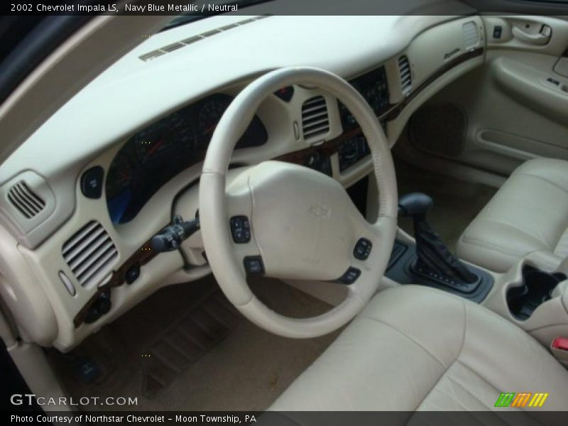 Navy Blue Metallic / Neutral 2002 Chevrolet Impala LS