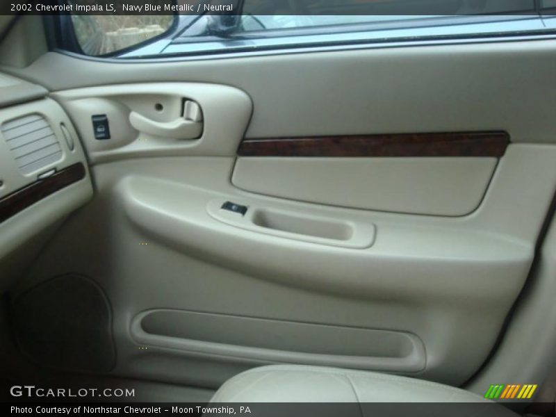 Navy Blue Metallic / Neutral 2002 Chevrolet Impala LS