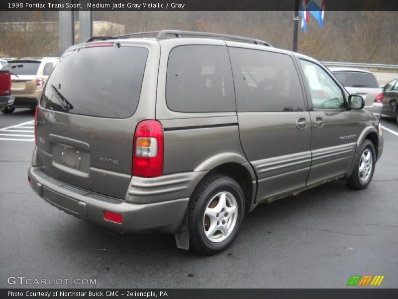 Medium Jade Gray Metallic / Gray 1998 Pontiac Trans Sport