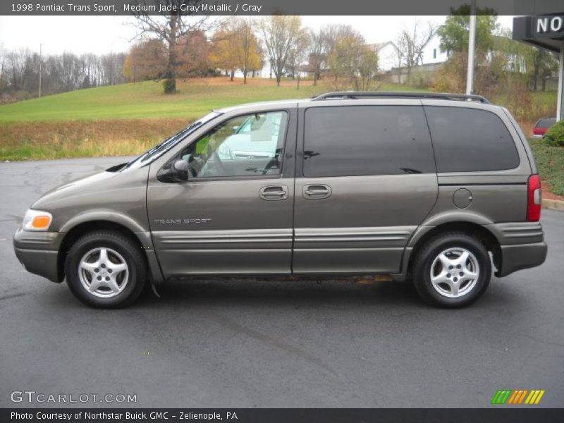 Medium Jade Gray Metallic / Gray 1998 Pontiac Trans Sport