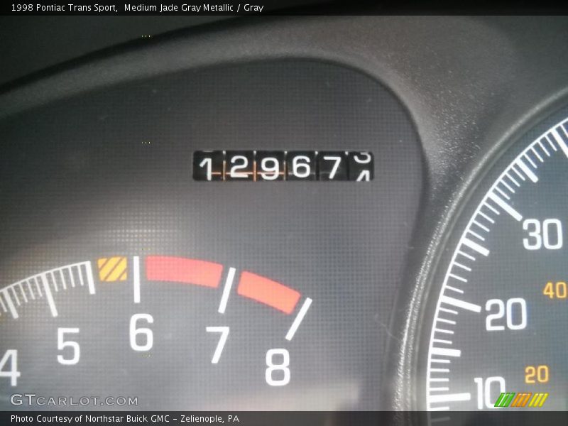 Medium Jade Gray Metallic / Gray 1998 Pontiac Trans Sport